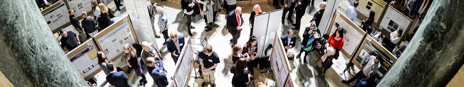 people at Student Research Forum