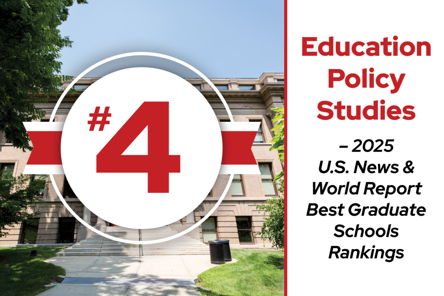 Education Policy Studies ranked number 4 in the country by US News and World Reports